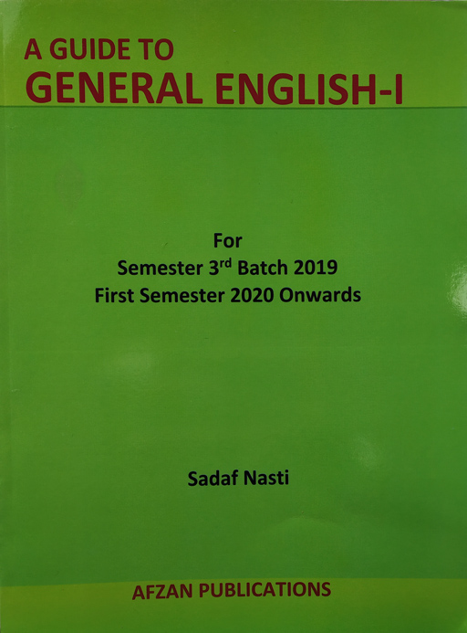 A Guide To General English - 1